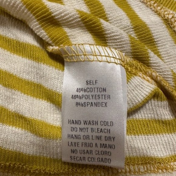 Mustard Stripe Sharkbite Shirt   (2) - Picture 9 of 11